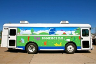 This is the Scott County Library System bookmobile.
