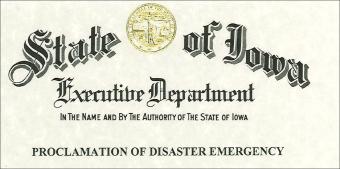 Picture of State's Declaration Page