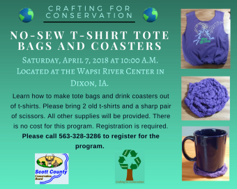 flyer for the crafting event