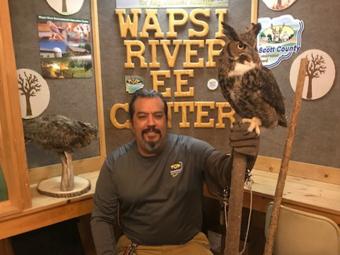 Dave and Bubo the Owl.