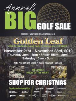 Flyer advertising event.
