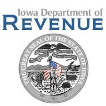Iowa Department of Revenue logo.
