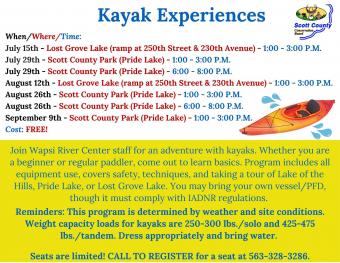 flyer with program information