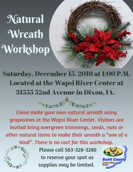 flyer giving information about workshop