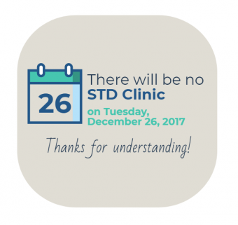 STD Clinic Closed 12-26-2017