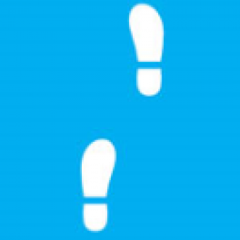 Image of foot steps symbolizing the "Retirement Journey"