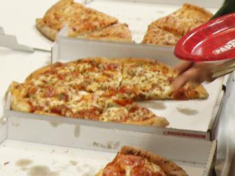 Pizza is a box.