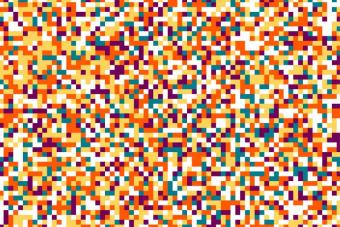 colored pixels image clip art
