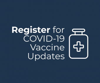 Register for COVID-19 Vaccine logo