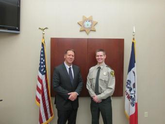 Sheriff Tim Lane and Deputy Andrew Siitari