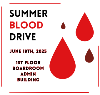 Summer Blood Drive 6/18/2025