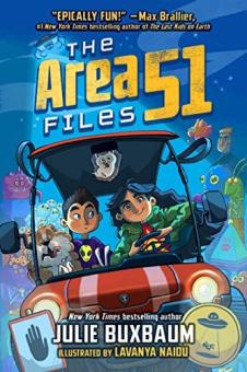 Book cover of The Area 51 Files by Julie Buxbaum