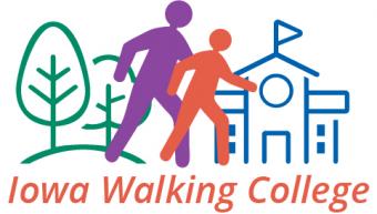 Iowa Walking College logo.