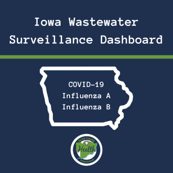 Iowa wastewater surveillance dashboard