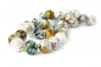 Photo of a beaded bracelet