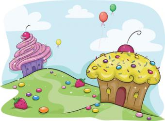 This is cupcake houses.