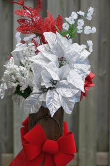 Christmas flower arrangement