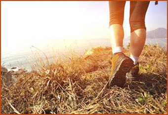 Image of woman hiking