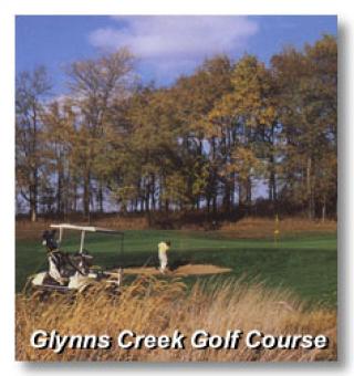 photo of glynns creek golf course in fall