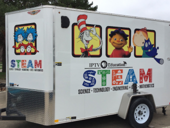 This is a picture of the IPTV Steam Trailer