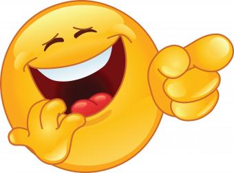 This is a picture of a laughing emoji.