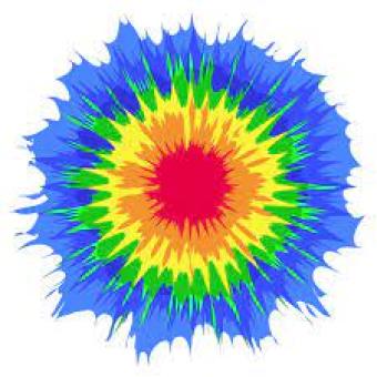clip art image of tie dye pattern