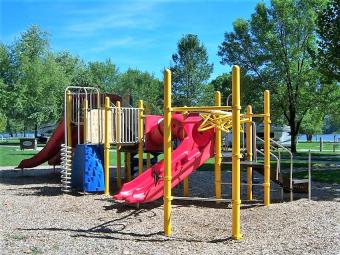 Playground at the campground.