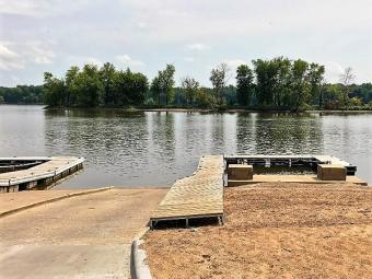 Double Boat ramp at Buffalo Shores.