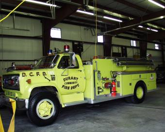 Durant Fire Pumper Truck