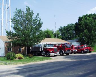Long Grove Trucks with Station