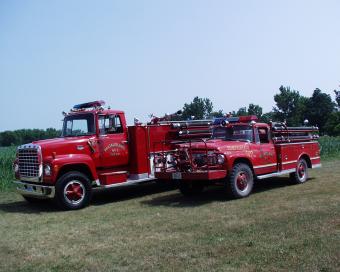 Two firetrucks.