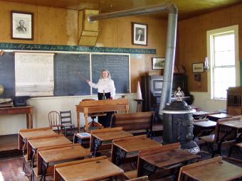 The interior of the Butler School.