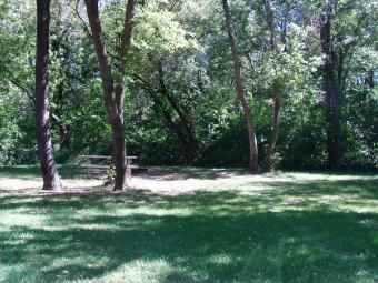 A camp site at Wilderness Campground.