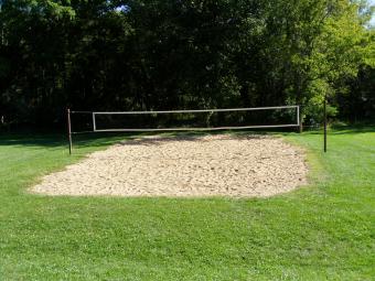 Sand Volleyball court located near the shelter.