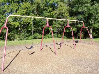 Set of swingsets.