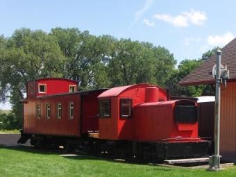 Train at pioneer village.