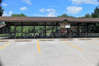 Rolling Hills picnic shelter.