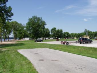 Boat ramp turn around drive.