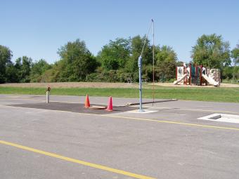 The Bald Eagle Campground dump station.