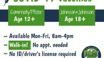 Sign for COVID Pfizer & J&J vaccines