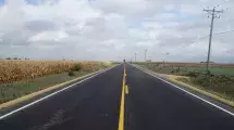 Image of 110th Avenue resurfacing project completed.