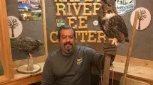 Dave and Bubo the Owl.