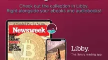 This is a picture of a magazine on a tablet and on a phone.