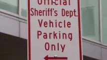 Parking sign.