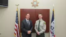 Sheriff Tim Lane and Deputy Andrew Siitari