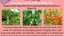 flyer showing pictures of plants and stating information about workshop
