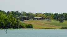 Summit Cabins overlooking Railroad Lake.