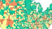 county map of COVID community levels