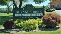 Glynns Creek welcome sign.