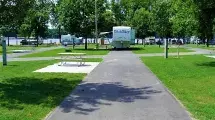 Open campsite at Buffalo Shores.
